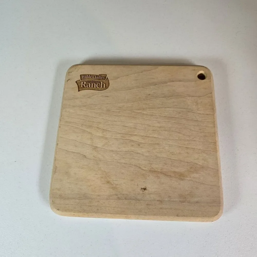 Hidden Valley Cutting Board Wood‎ 9x9